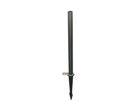 Befestiungsmast für Gartenstrahler 3W-15W - Mast L=300mm, Spike L=210mm, dunkelgrau, ink. Befestigungsscheibe D=75mm