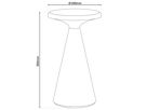 Solar-Akku-Tischleuchte PALU - LED-Modul, 6W, IP44