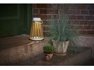 Solar Laterne Catania - Beige, Lichtfarbe Warmweiss