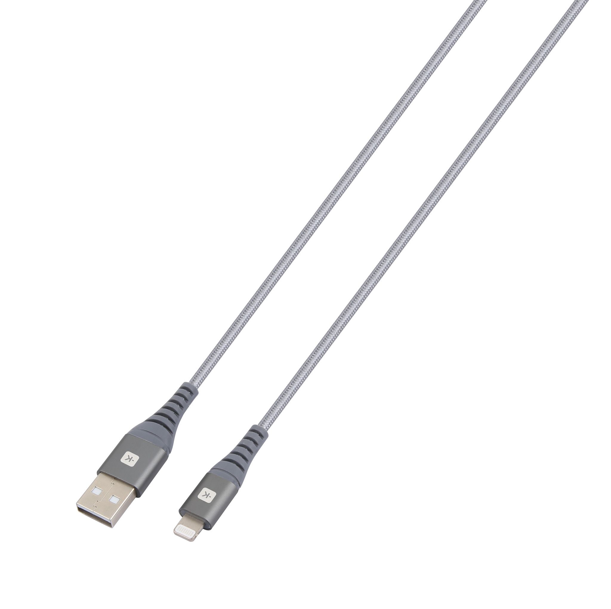 USB-A to Lightning Cable - 1.2m - USB-A to Lightning Cable, 1.2m, Apple zertifiziert, grau