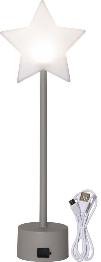 Tischstern Blizz - Indoor, Grau, 40.00cm Höhe