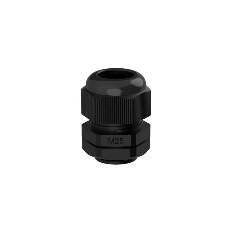 Kabelverschraubung - PA6, M25, schwarz, 10Stk.