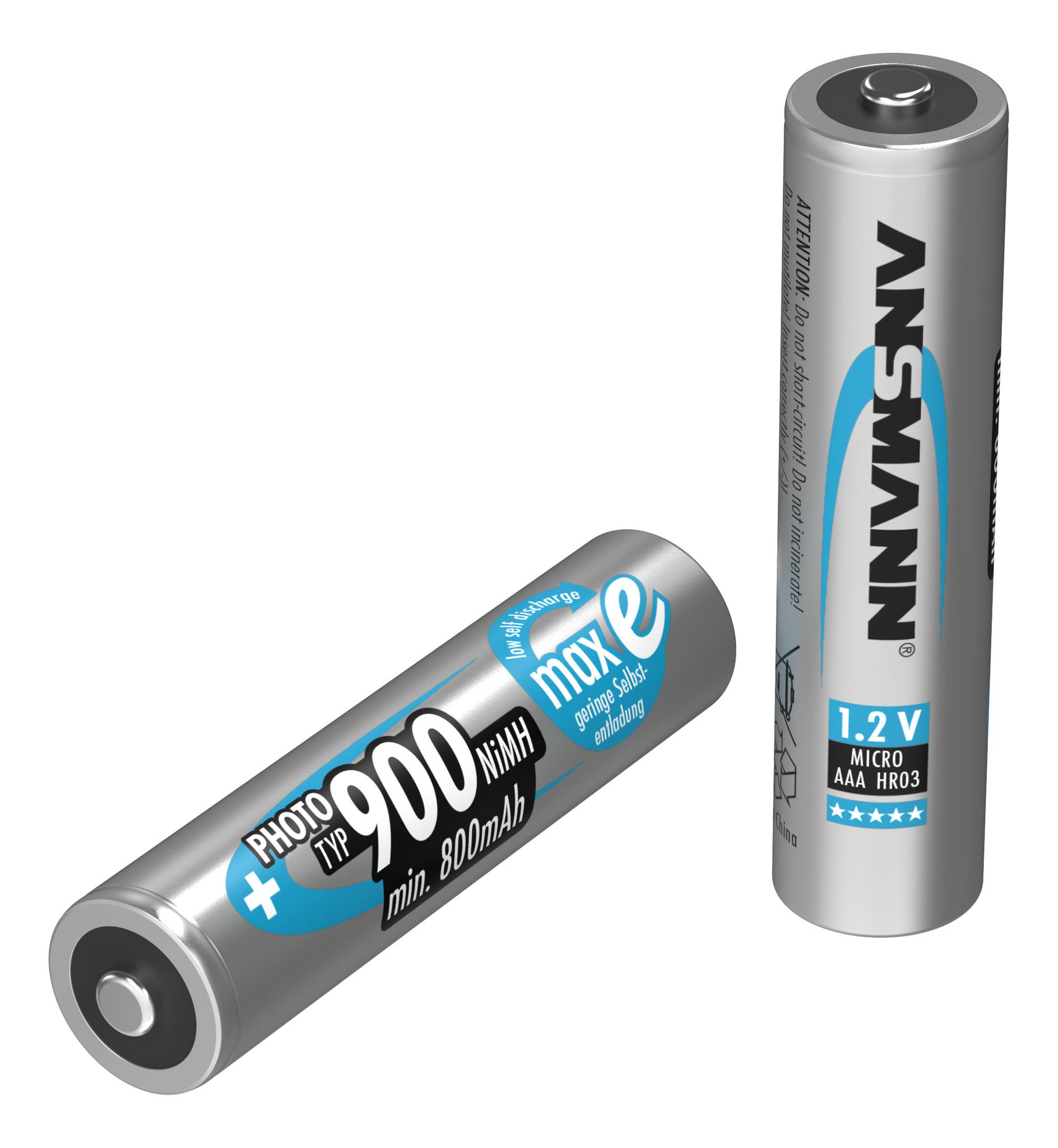 Photo NiMH Akku Micro AAA Typ 900 - Akku NiMH, AAA, 1.2V, 800 mAh