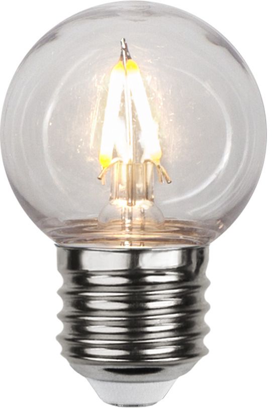 LED Leuchtmittel E27 G45 Outdoor Lighting PC Cover Filament - E27, 120Lm, 1.4W, 230V