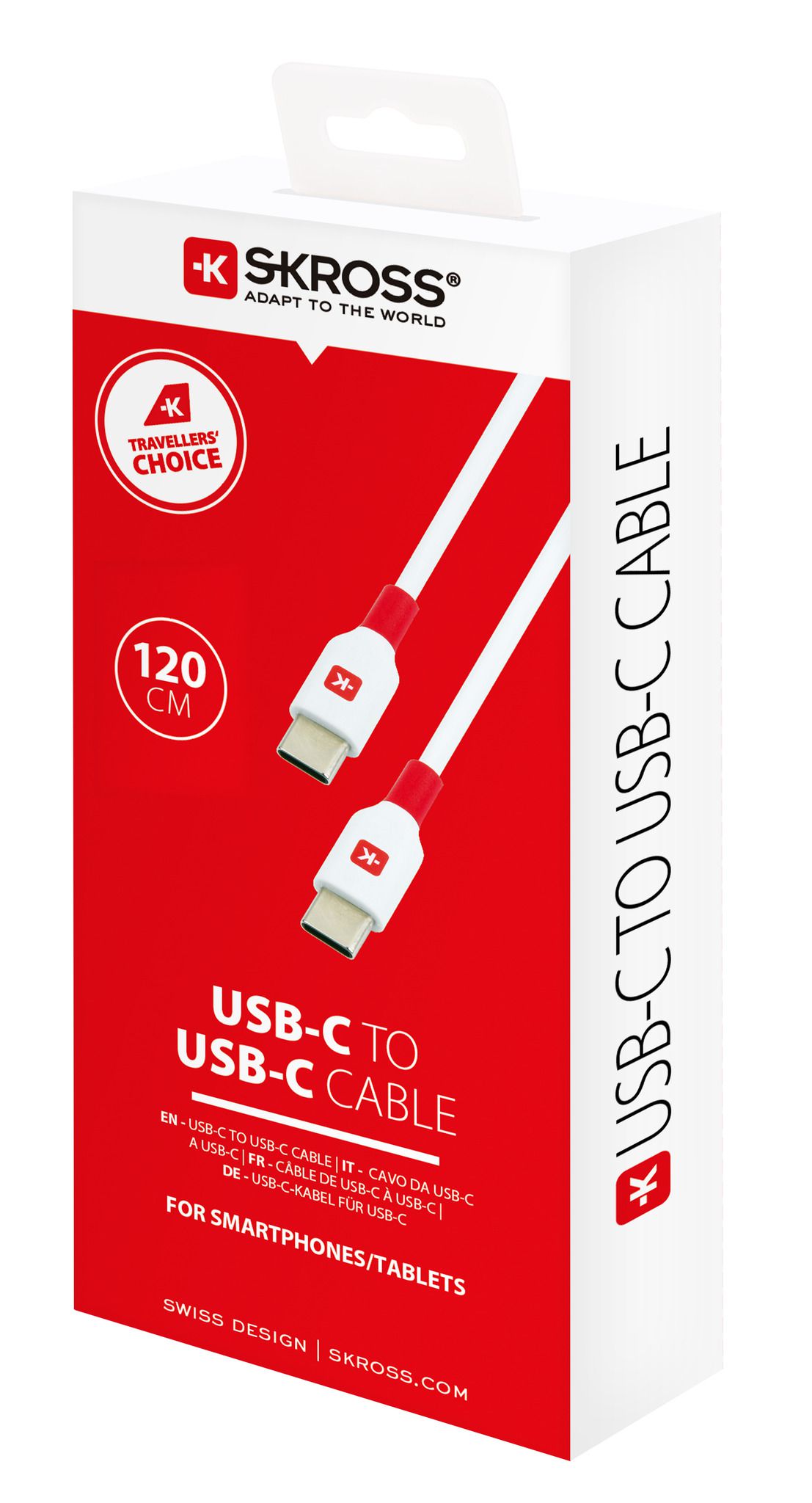 USB-C to USB-C Cable - 1.2m - USB-C to USB-C Cable, 1.2m, weiss