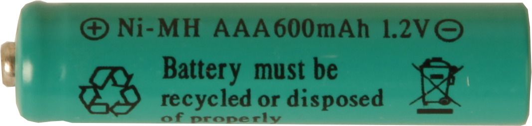 Wiederaufladbare AAA - 1,2V 600mAh Ni-MH