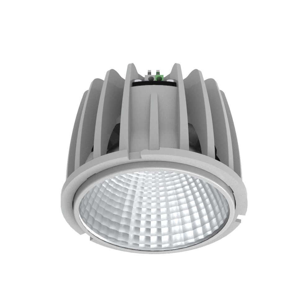 Faretto da incasso a LED Camelion 4000K - 10-28W, 1165-3265lm, 4000K, IP20, CRI 80, 60°, silber, dimmbar, D=110mm, H=84mm