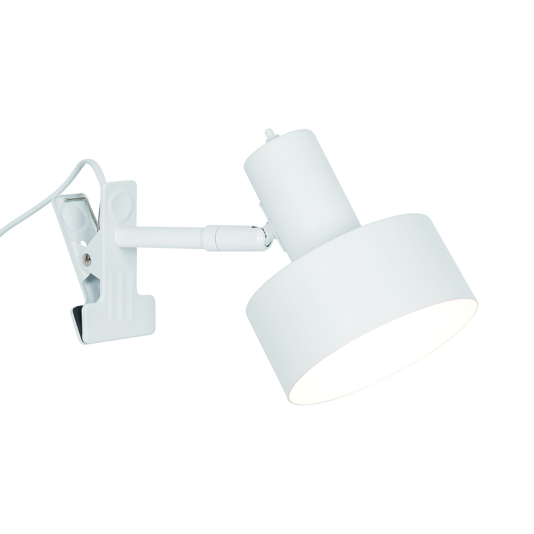Klemmleuchte Matis Weiss - 15W, E27, IP20
