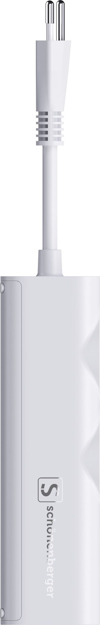 67W GaN Fast Charging Station - 2x T13, Out: USB-C1/ C2/ C3: 67W PD, C1+C2 shared: 45W + C3: 20W, USB-A: 5W, GaN, 1.5m Kabel, weiss
