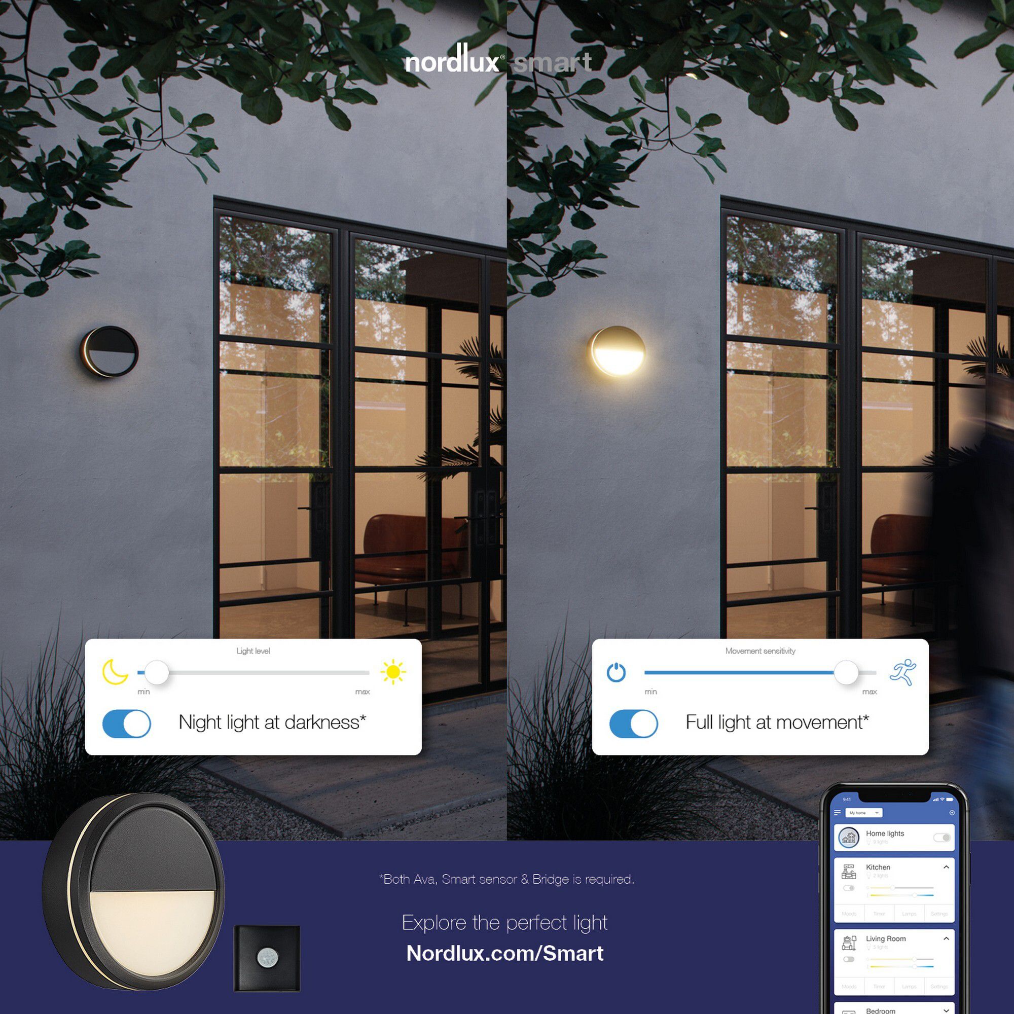 Ava, Deckenleuchte, Schwarz - LED Modul, 9,5W LED, IP54