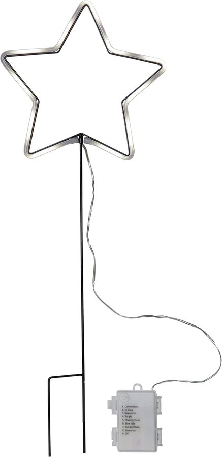 Outdoor Decoration NeonStern - IP44, Weiss, 72 LED's