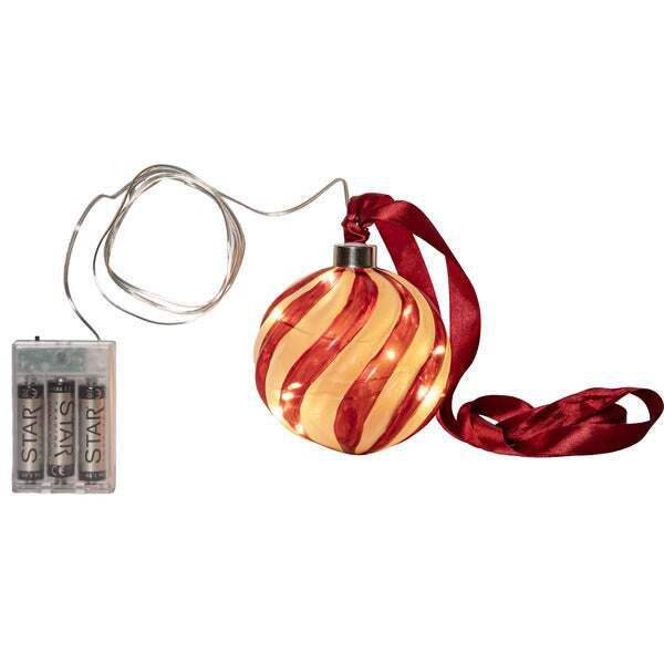 Glas Bauble Polka - IP20, LED