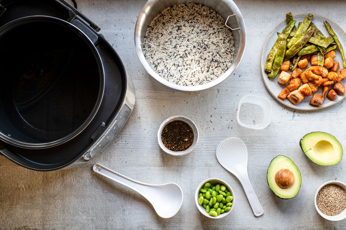 MULTI REISKOCHER MRK 950 - Multireiskocher, Edelstahl/schwarz, 860W