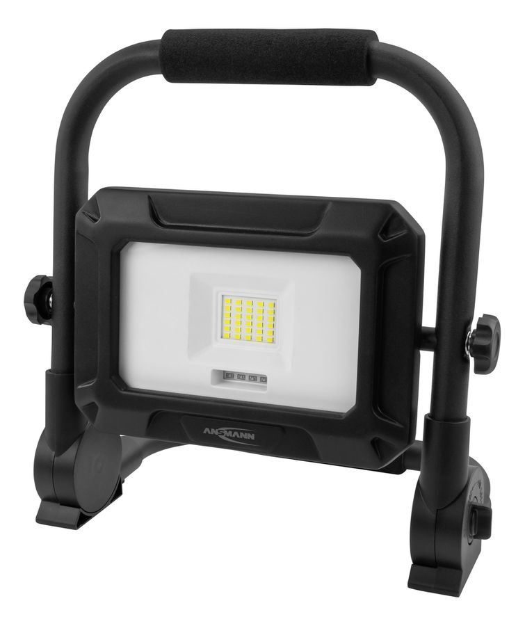 Arbeitsstrahler FL20W-R wiederaufladbar 20 W - Akku LED Baustrahler 20W, 2000 Lumen