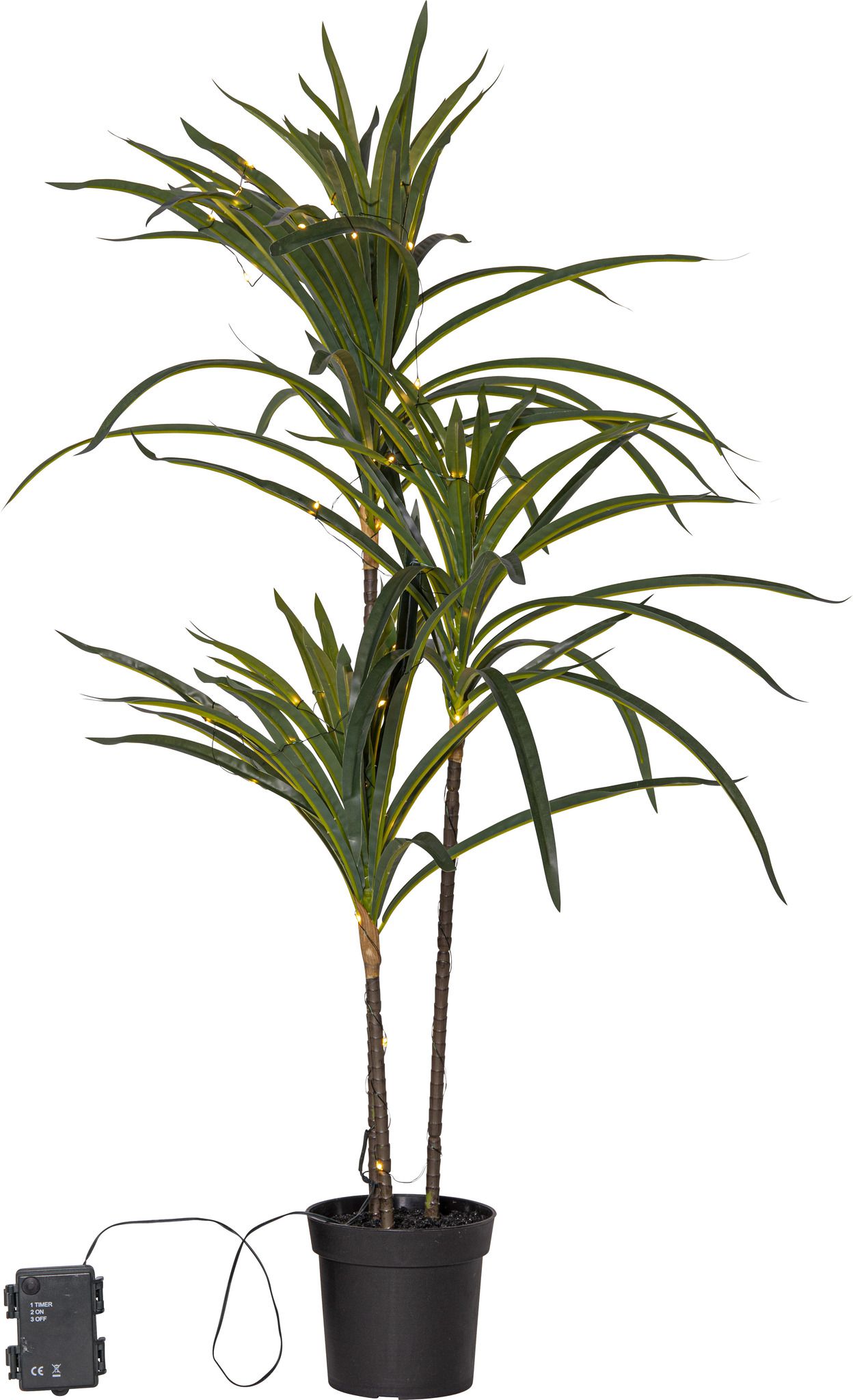 Decorativer Baum Bali - Indoor, Warmweiss, Grün