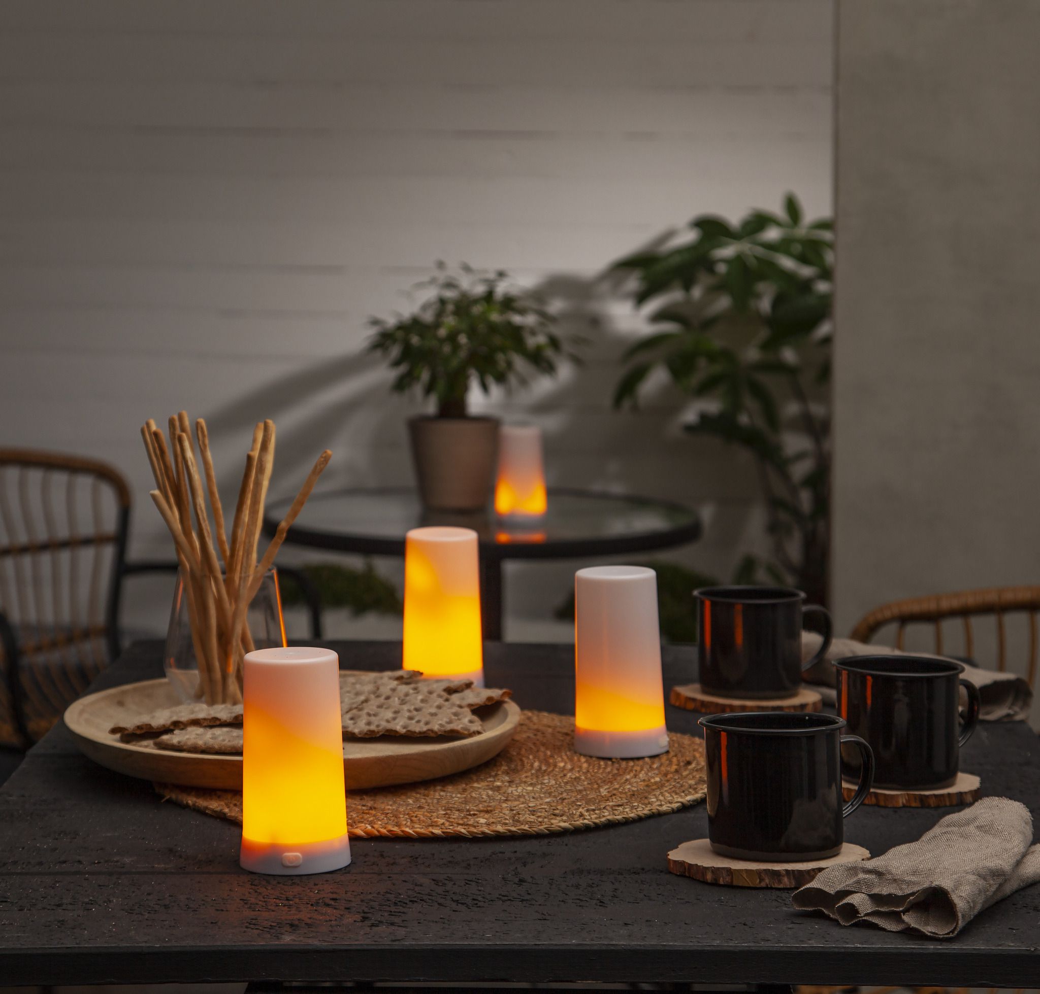 Adapter Diner Start - Indoor, Schwarz, 13cm Höhe, keine Timerfunktion