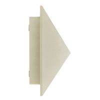 Wandleuchte PONTIO 27 - 2xGU10 (exkl.), max.2x25W, IP54, sand, dimmbar (optional Leuchtmittel), L=150mm,B=150mm, H=190mm