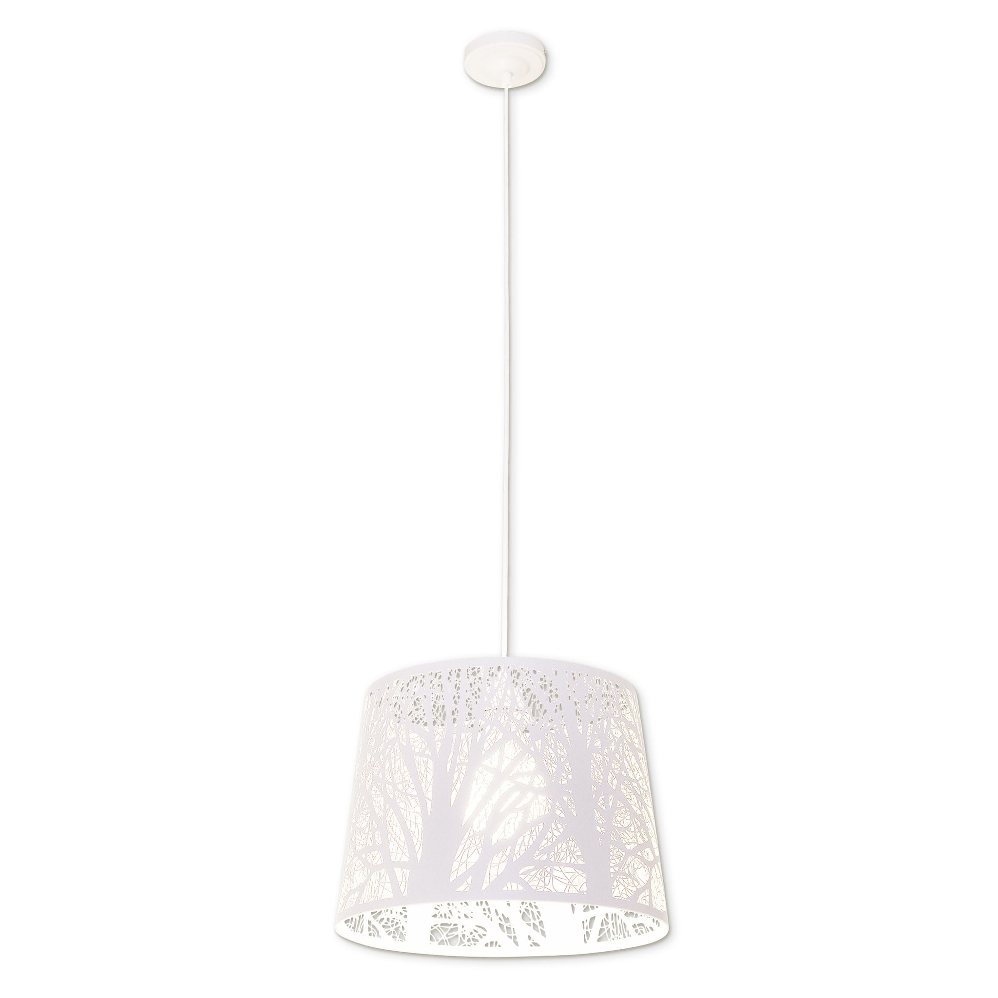 Pendelleuchte White Wood mit Ast-Dekor - E27, 60W, IP20