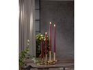 LED Dinner Kerze 2 pack Flamme Metal - Indoor, 28.5 cm Höhe,Timerfunktion
