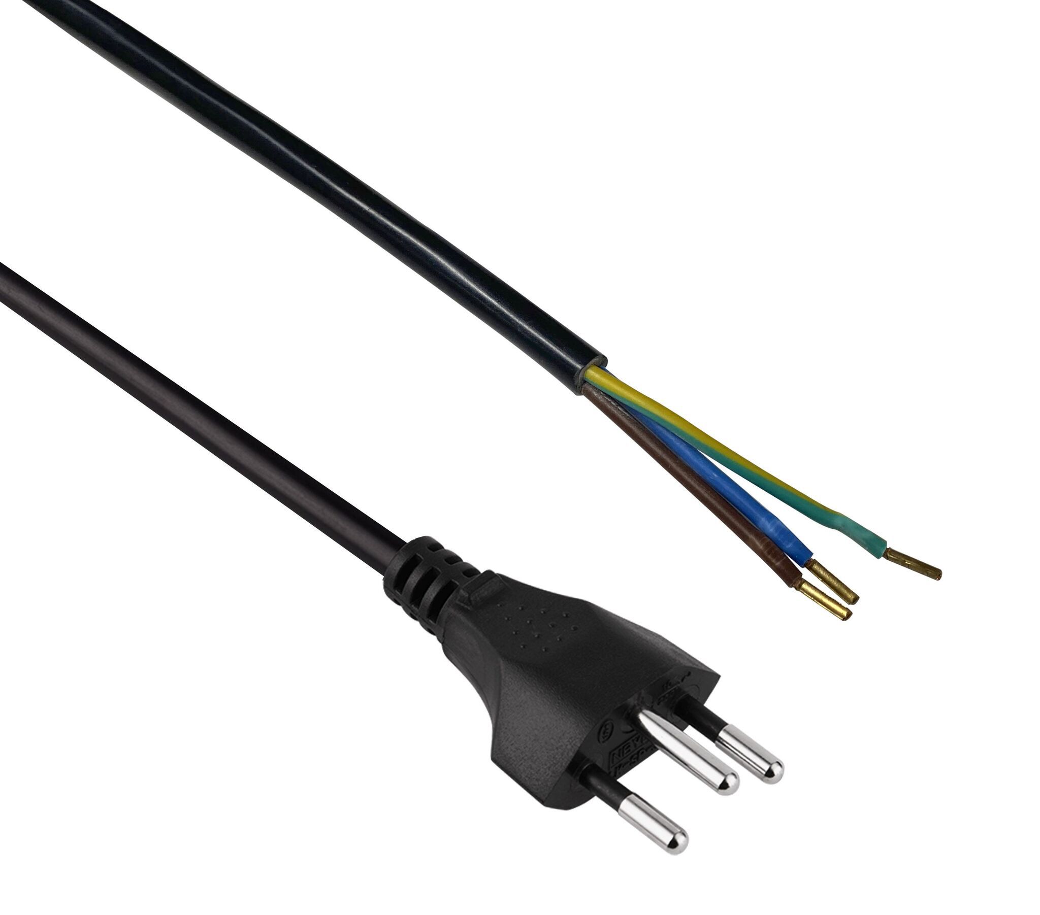 Anschlussleitung T12 H05VV-F 3G1.0mm² 5m schwarz - Anschlussleitung T12 H05VV-F 3G1.0mm² 5m schwarz