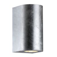 Canto maxi 2, Wandleuchte, Verzinkt - GU10, max. 2x28W, IP44