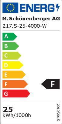 LED Anbauleuchte SUGAR 25 - 25W, 2400lm, 4000K, IP40, weiss, Phasenab. dimmbar, D=450mm, H=103mm