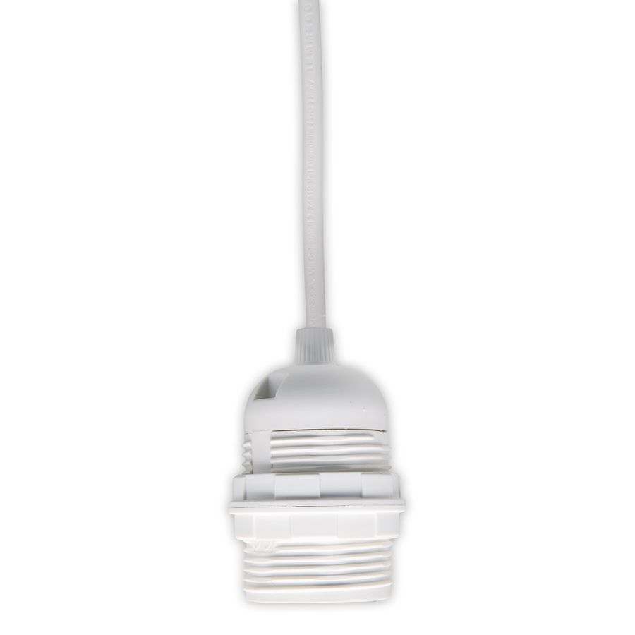 Schraubmantelpendel 80cm in weiss - IP20, E27, weiss