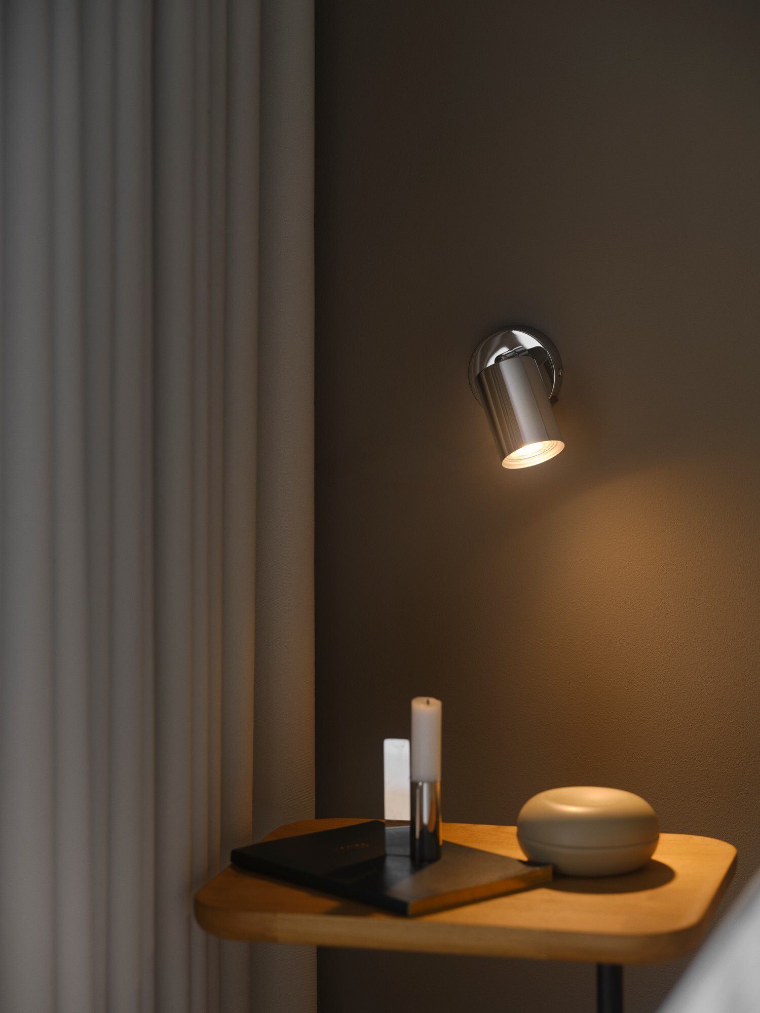 Wandleuchte Explore Chrom - 7W, GU10, IP20