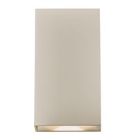 Rold - 2X5W, 2x350lm, 3000K, IP54, CRI 80, 2x125°, geschliffen, nicht dimmbar, L=90mm, B=55mm, H=160mm