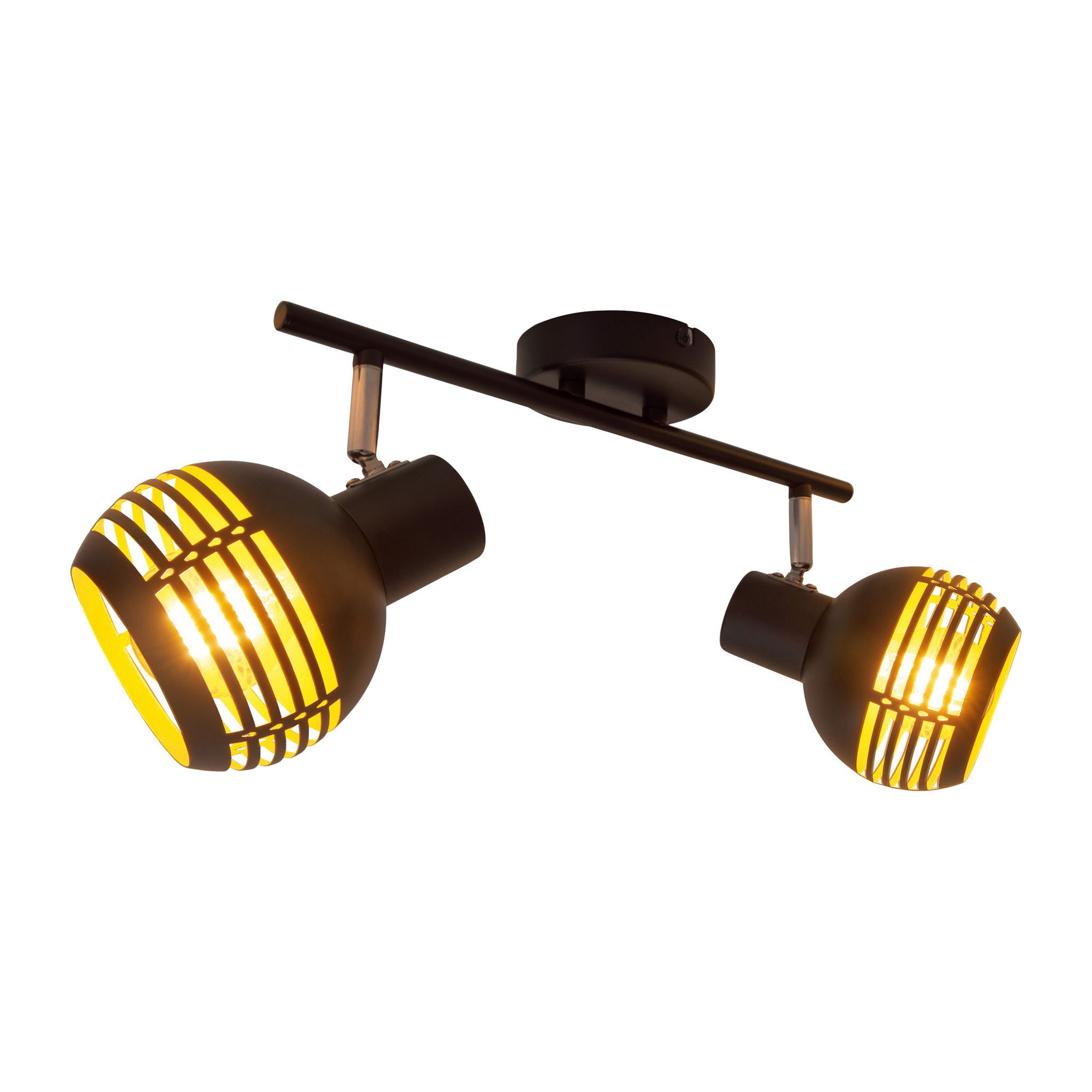 2er Deckenleuchte Spot Casco - E27, IP20