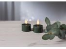 LED Teelicht 2 Pack Flamme Flow - Indoor, Grün, 5cm  Höhe, Timerfunktion