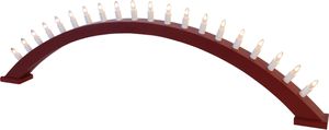 Kerzenleuchter Kulle - IP20, Rot, Warmweiss