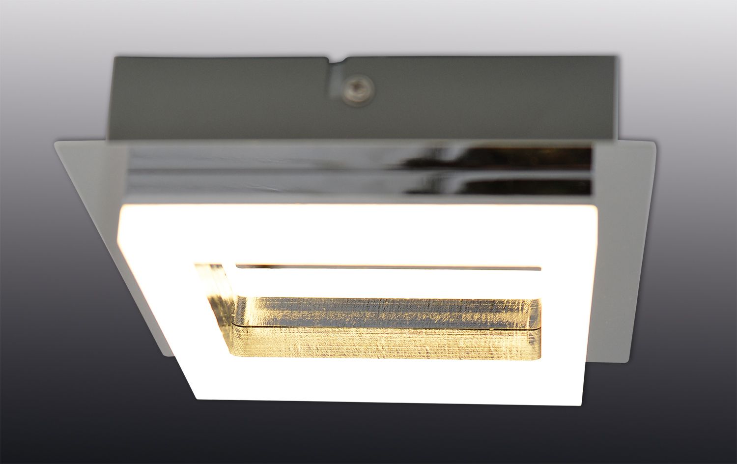 LED Deckenleuchte Bristol - LED fest verbaut, 3000K, warmweiss