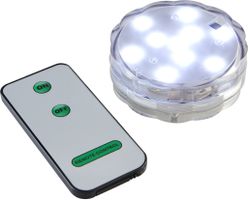 LED Unterwasser-Kerze - Outdoor, Transparent, 2.5cm Höhe, keine Timerfunktion