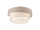 Deckenleuchte  FABRION  : 56cm beige - IP20, E27, Beige