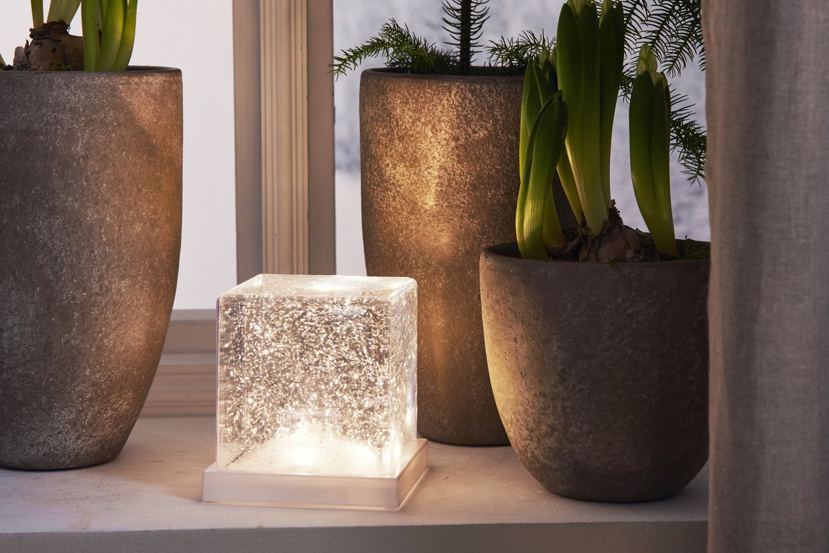 Indoor Decoration Frost - IP20, Warmweiss,Weiss