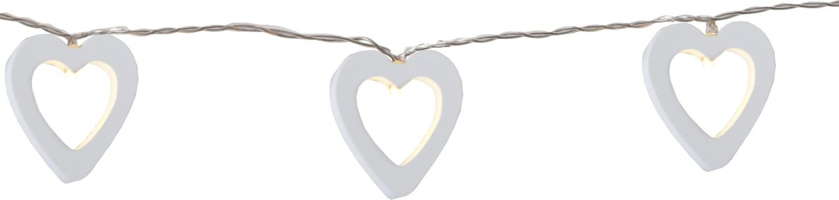 Lichterkette Woodworks - IP20, Warmeiss, 10 LED's