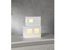Tisch Dekoration E14 CUBE - Indoor, Weiss, 1 LED