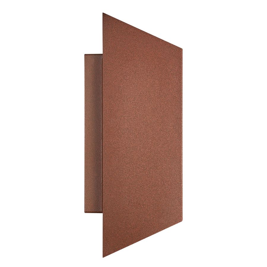 Nico Square 22, Wandleuchte, Rost - GU10, IP54, max.35W