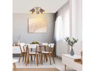 Deckenleuchte MARON G (3er Spot) - E14, max. 3x40W, IP20, nickel + braun + gold, nicht dimbar, exkl. Leuchtmittel, D=520mm, H=210mm