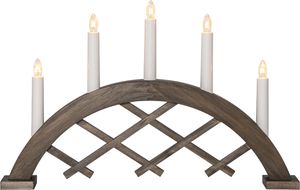 Kerzenleuchter Rute - Indoor, Braun, 29.00cm Höhe