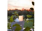 LED Grablicht Flame Kerze - Outdoor, Weiss, 7cm Höhe, Timerfunktion