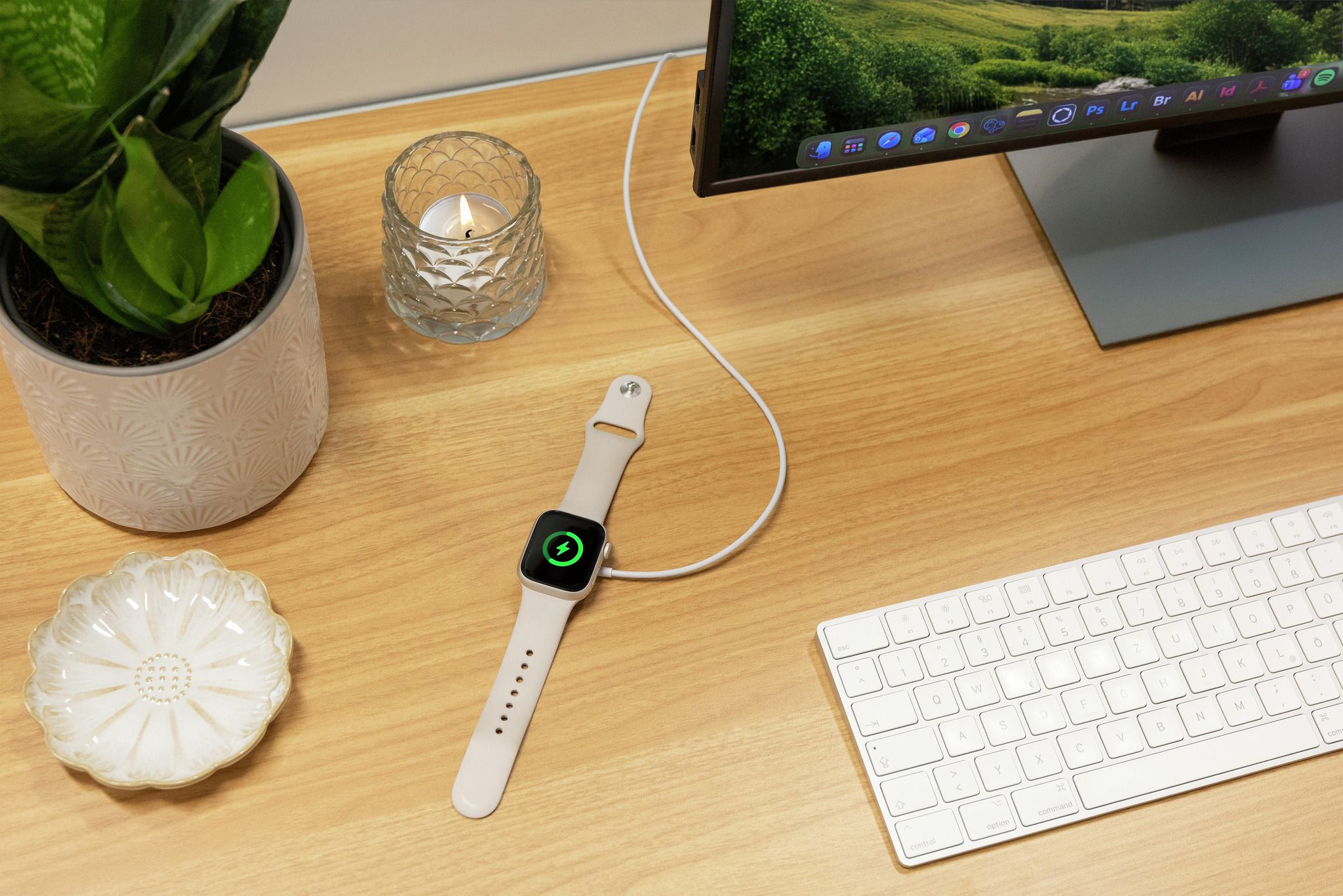 USB-C Ladekabel für Apple Watch , 100cm - USB-C Ladekabel für Apple Watch , 100cm