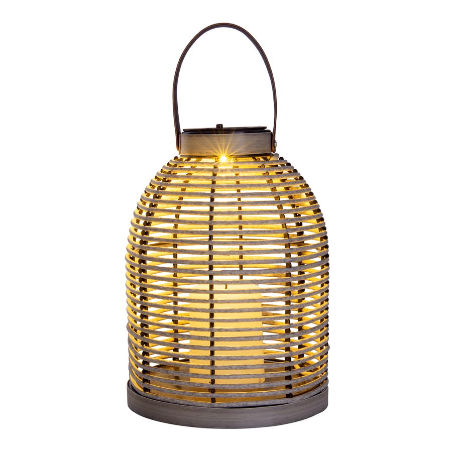 LED Solarleuchte KORBINIAN H: 29 cm - IP44, 0.06W, Warmweiss