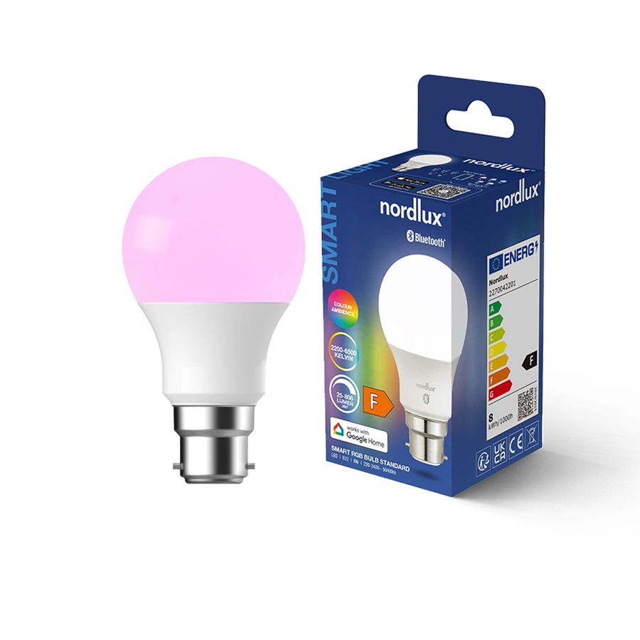 LED-Leuchtmittel Smart B22, A60, 806lm , RGB - LED-Leuchtmittel Smart B22, A60, 806lm , RGB