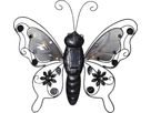 Solar Decoration Butterfly - Schwarz, Lichtfarbe Weiss