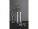 LED Dinner Kerze 2er Pack Flamme - Indoor, Weiss, 25cm Höhe, Timerfunktion