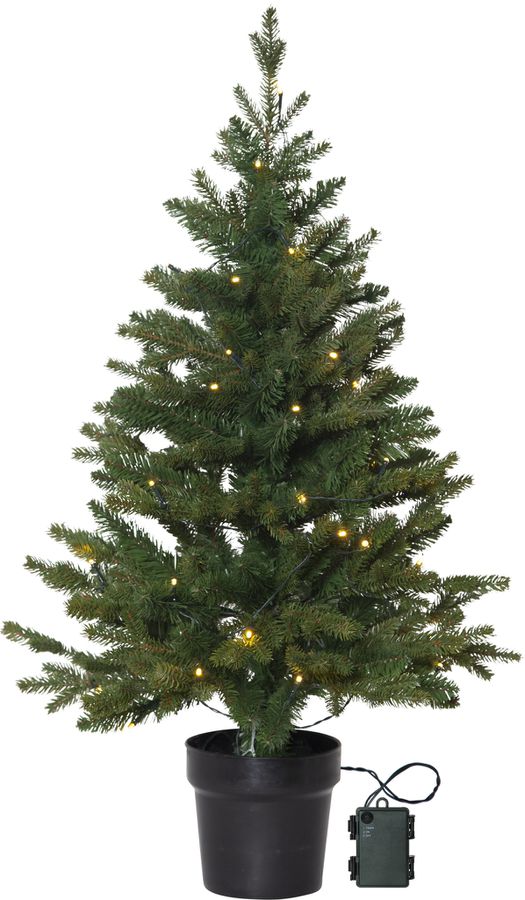 Künstlicher Weihnachtsbaum  Byske - grün, 40 LED's, 90cm Höhe