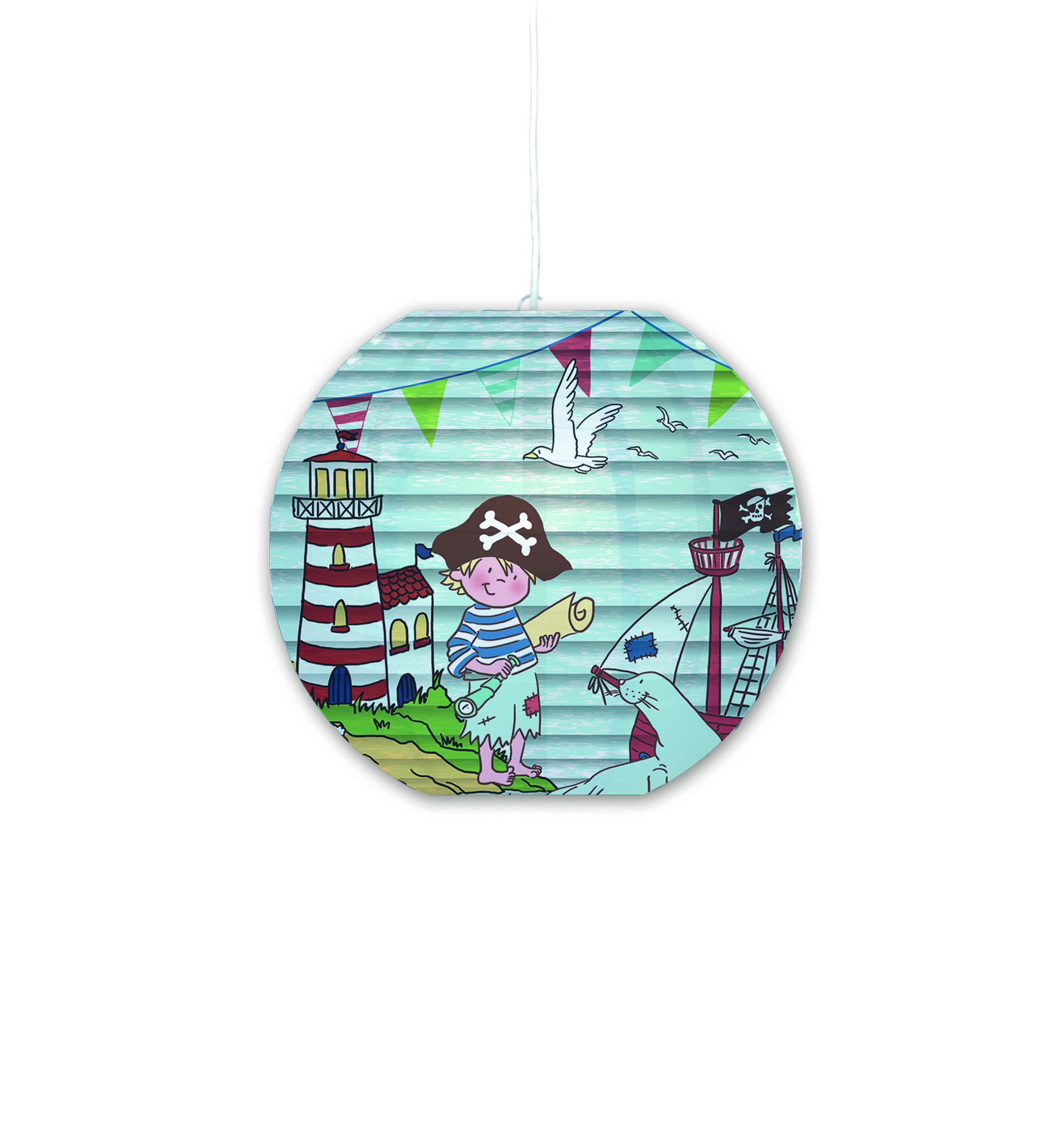 Japanballon Kid Ballon d: 40cm Pirat - IP20, multicolor