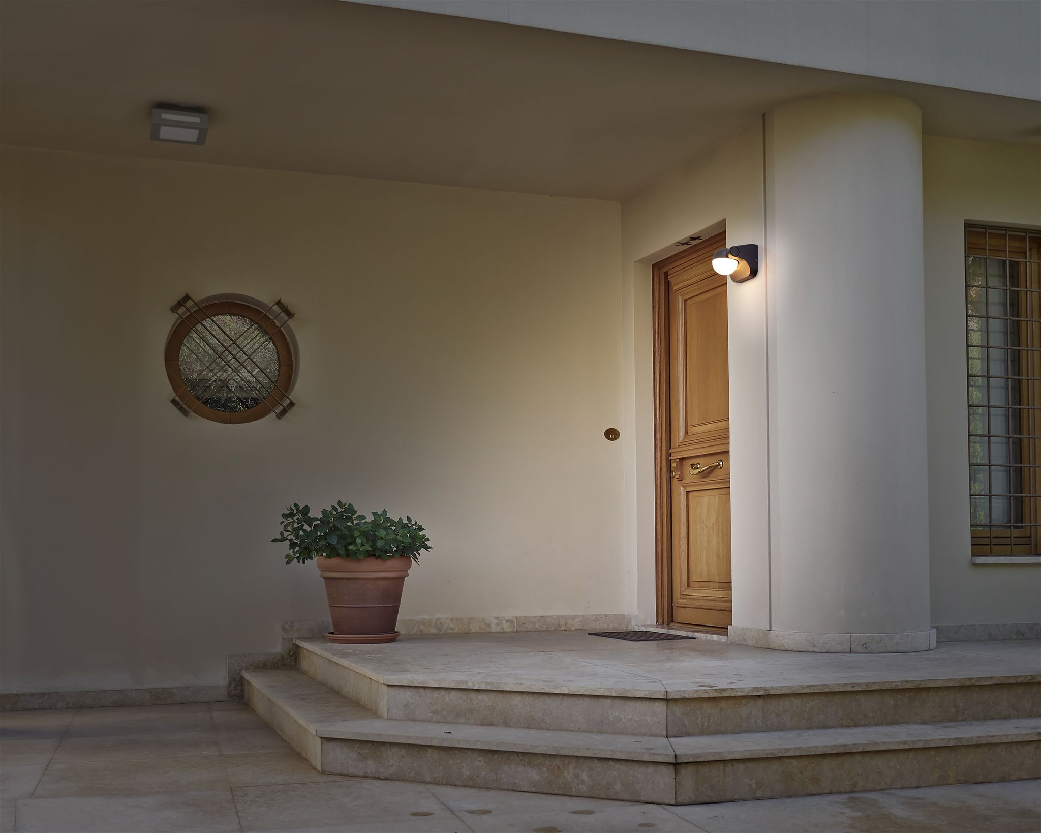 LED Außen Wandleuchte Pallas - IP54, warmweiss, 6W